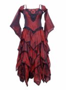 Dark Star Dress Maroon