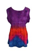 Jordash Blouse Purple And Orange