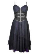Dress Black And Purple Size 14