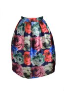 Skirt Navy Multi (Various Sizes)