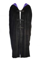 Dark Star Jacket Cape Black And Purple