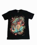 T-Shirt Dragon Glow In The Dark (Choose Size)