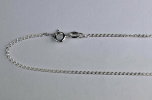 Silver Chain Long Curb (Various Sizes)
