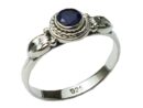 Silver Ring Sapphire Stone