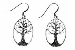 Silver Earring Tree