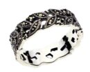 Silver Ring Marcasite Band
