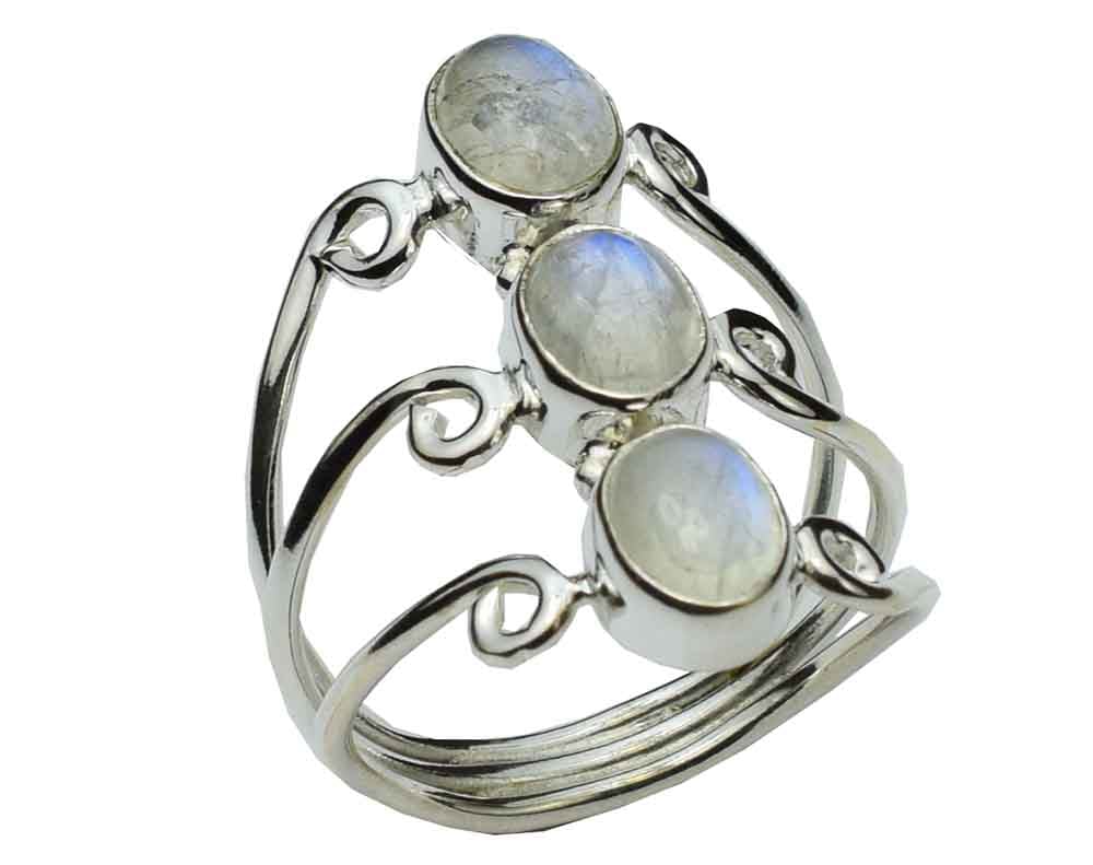 Silver Ring Triple Rainbow