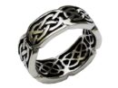 Silver Ring Band Celtic Cut