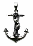 Silver Pendant Mermaid