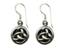 Silver Earring Triquetra