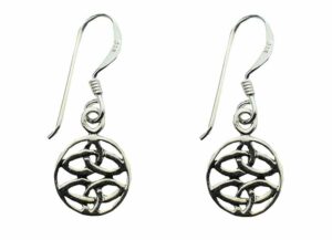 Silver Earring Double Celtic