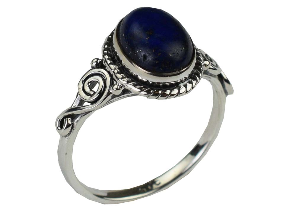Silver Ring Lapis Stone