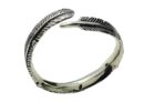 Ring Silver Leaf Circle