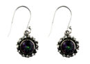 Silver Earring Circle Mystic