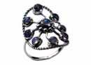 Silver Ring Chakra Circle