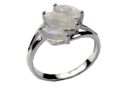 Silver Ring Three Stones