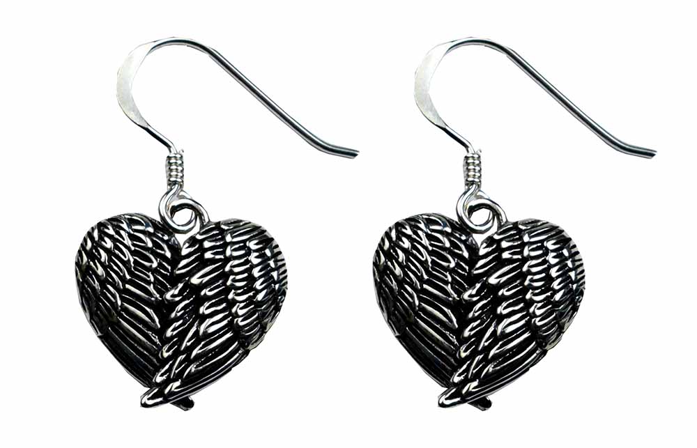 Silver Earings Wings