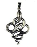 Silver Pendant Snake 4cm