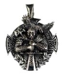 Silver Pendant Viking Warrior