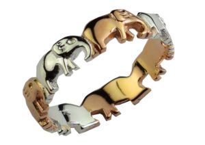 Silver and Rose Gold Ring