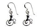 Silver Earring Elephant Head