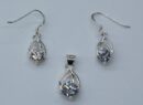 Silver Earring/Pendant Clear