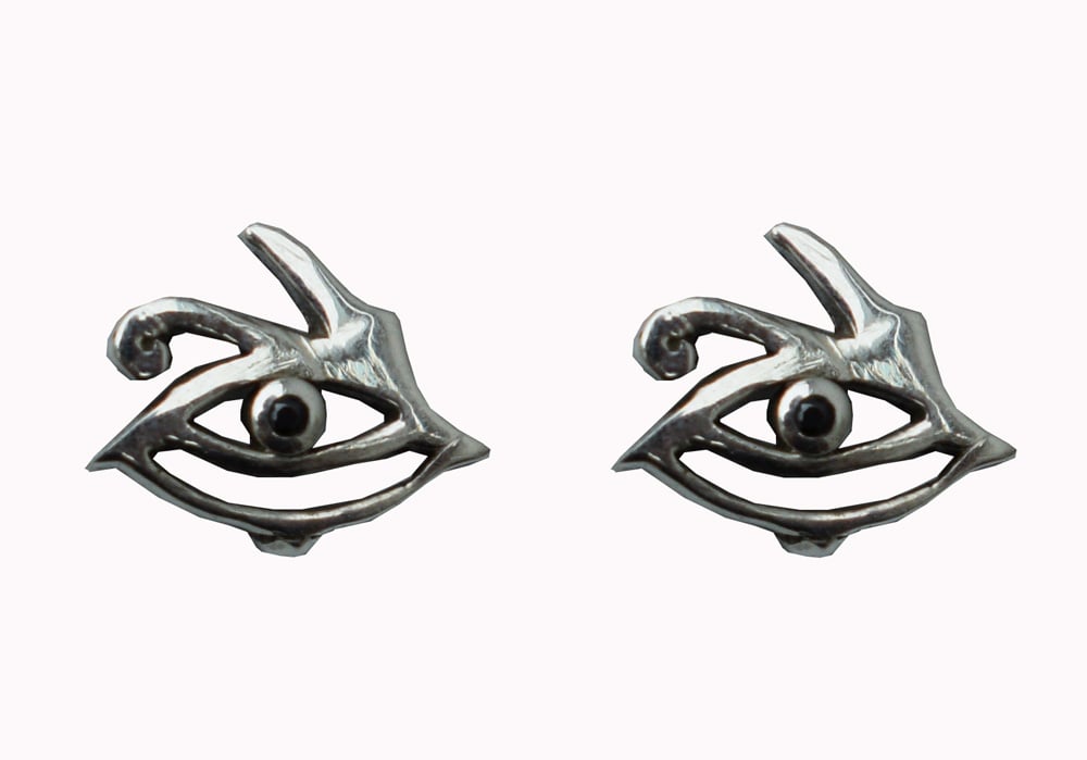 Silver Studs Eye of Horus