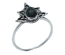 Silver Ring Turquoise Teardrop