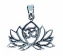 Silver Pendant Lotus