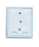 Silver Nose Stud 3 Colours