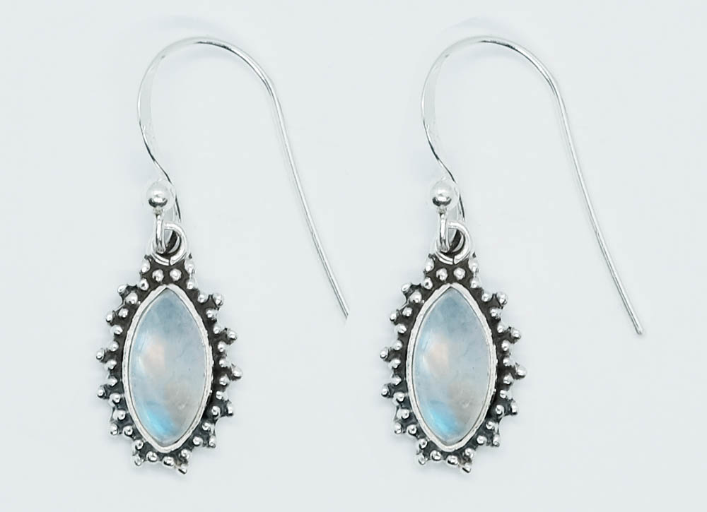 Silver Earring MRQ Rainbow