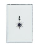 Silver Pendant Sun Amethyst
