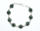 Silver Bracelet Emerald Cut