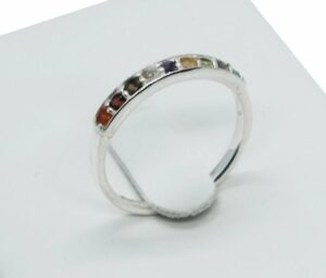 Silver Ring Multi Stones
