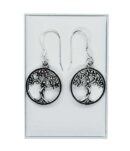 Silver Earring Tree of Life
