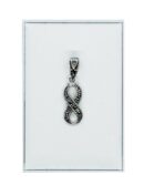 Silver Pendant Marcasite Eternity