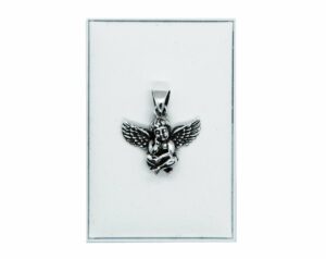 Silver Pendant Cherub