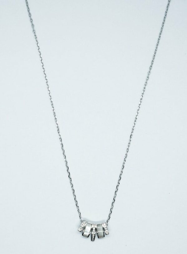 Silver Necklace MOP