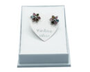 Silver Earrings Tourmaline
