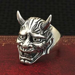 Ring Oni Mask Demon Head