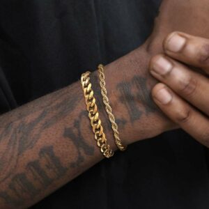 Bracelet Double Gold Plated