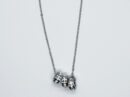 Necklace Steel Hoops