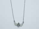 Necklace Steel Winged Heart