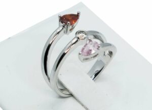 Fashion Ring Multi Drop CZ