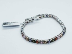 Fashion Bracelet With Multi CZ
