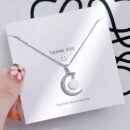 Necklace Crescent Moon Pearl
