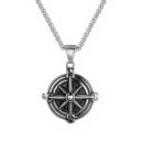 Necklace Compass Stainless