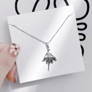 Necklace Ballerina With Pearl