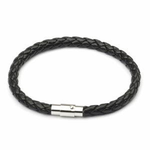 Bracelet Black Leather
