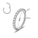 Earring Zircon 0.8X8mm